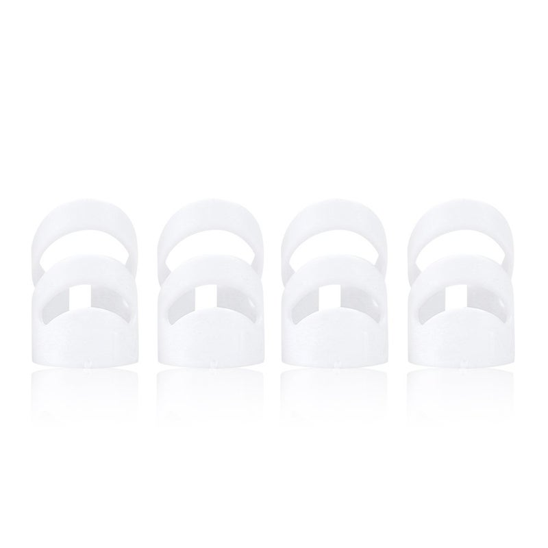 VGEBY 4Pcs Plastic Finger Picks, Guitar Finger Protectors Guitar Thumb Picks Fingertip Protector Set Plastic for Guitar Bass Ukulele Mandolin Delrin Picks Medium Guitar Finger Span - Image 5